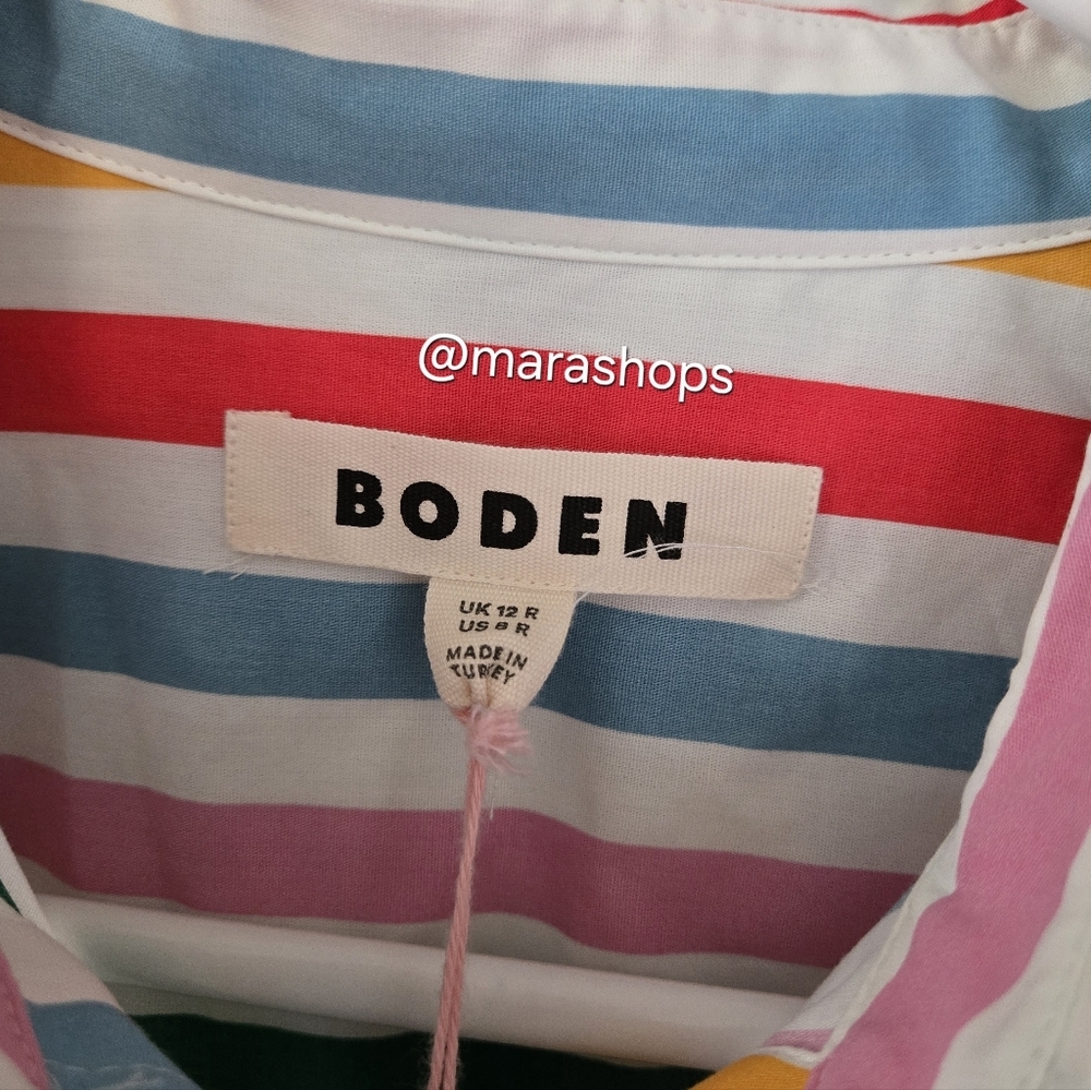 Boden Amy Cotton Midi Shirt Dress - Picture 5 of 8